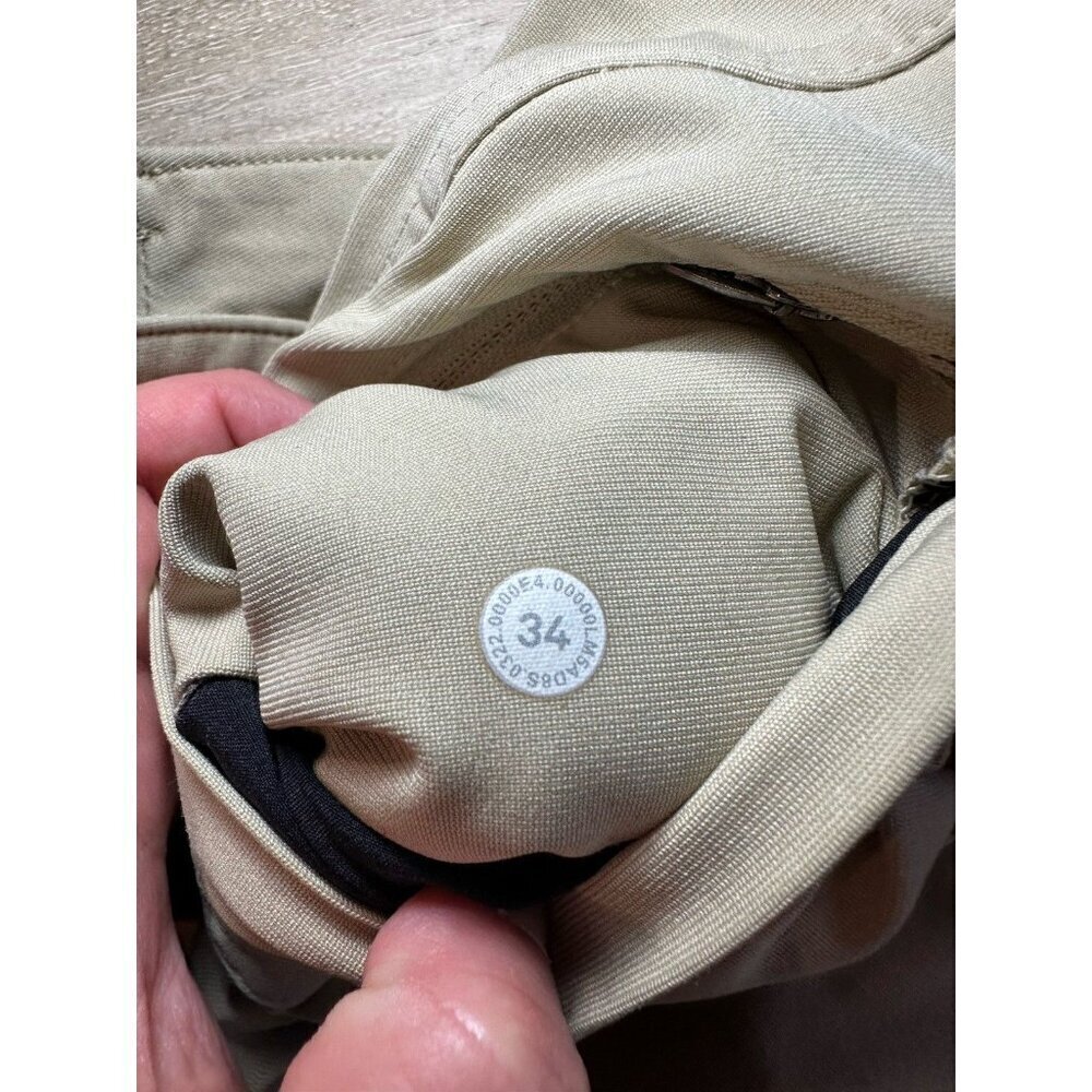 Lululemon ABC Pant Slim 30" *Warpstreme Trench Khaki Size 34 - Picture 9 of 10